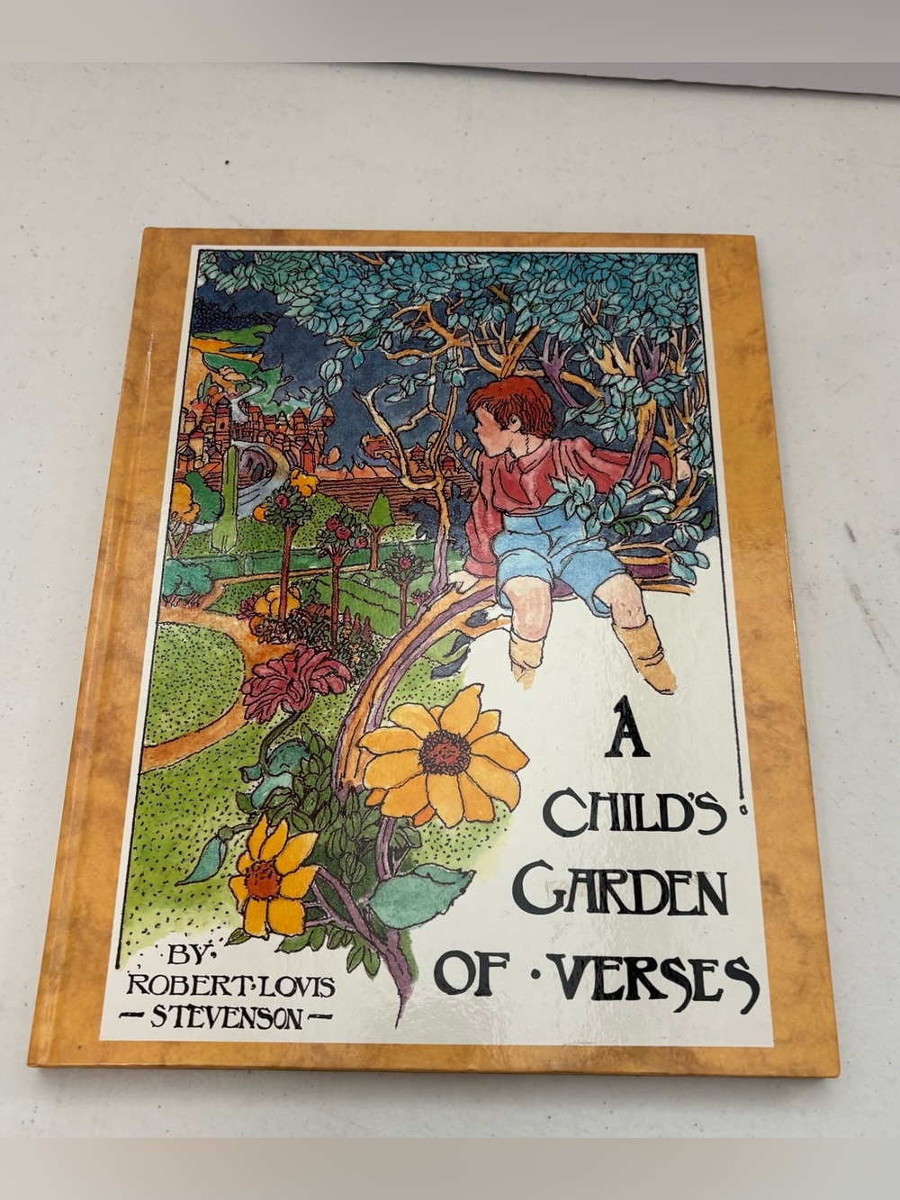 A Child's Garden of Verses Robert Louis Stevenson Princess House 1989